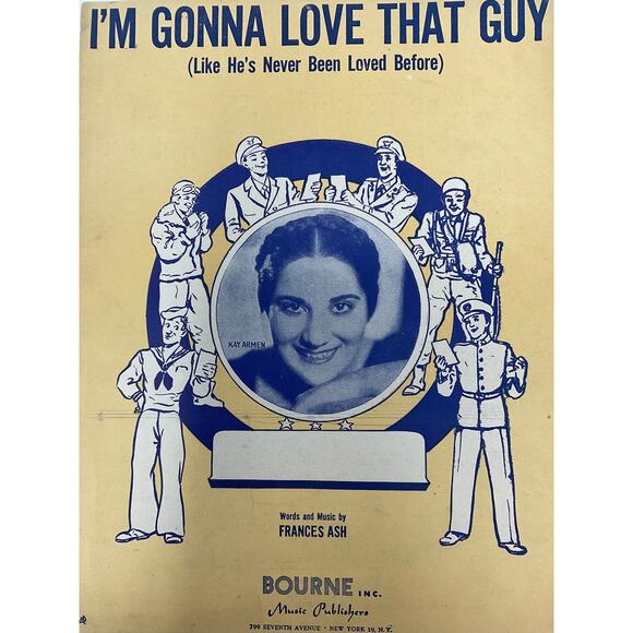Im Gonna Love That Guy Sheet Music1945 Frances Ash - Picture 2 of 5